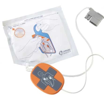 Electrodes avec capteur RCP pour défibrillateur Cardiac Science Powerheart G5