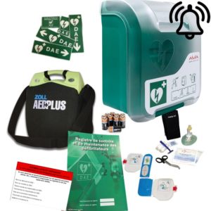 Pack défibrillateur Zoll AED Plus avec Aivia In avec alarme