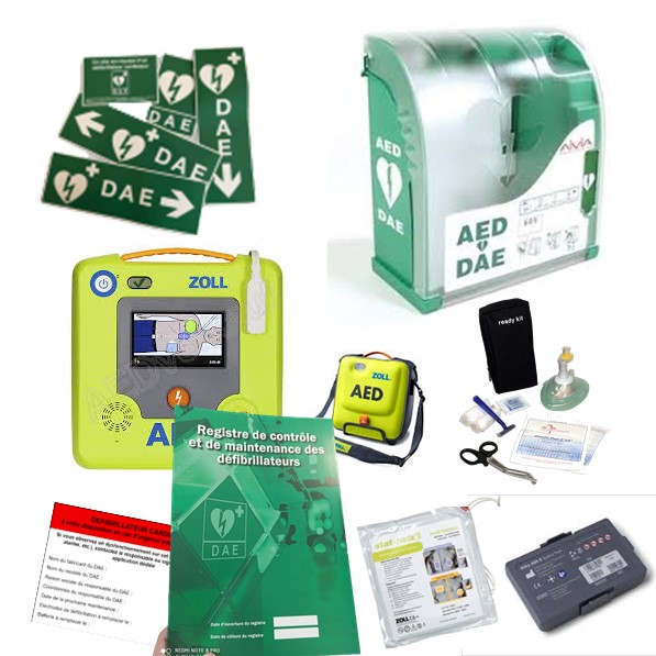 Pack défibrillateur Zoll AED 3 avec Aivia 200