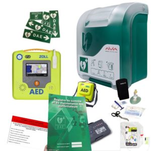 Pack défibrillateur Zoll AED 3 avec armoire In
