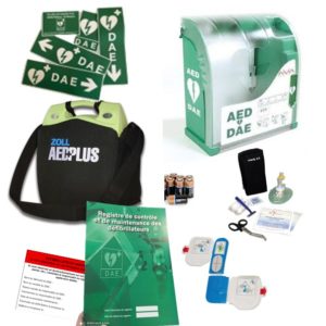 Pack défibrillateur Zoll AED Plus avec Aivia 200